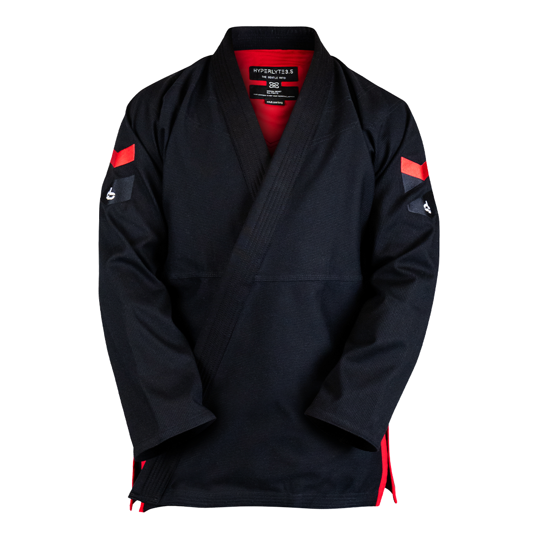 Hyperlyte 3.5 Black Red BJJ Gi