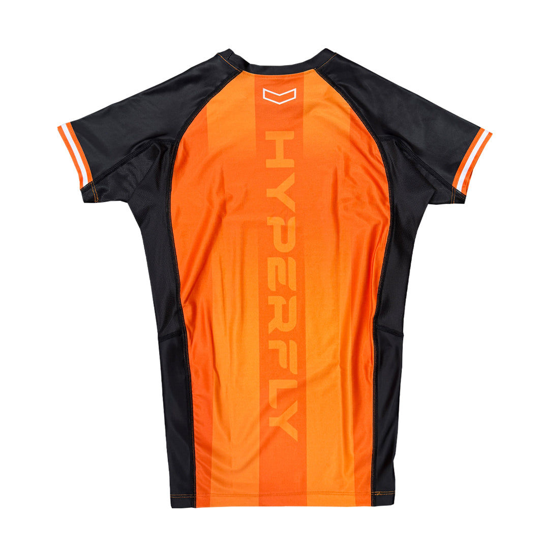 Junior Core Ranked Rash Guard Orange