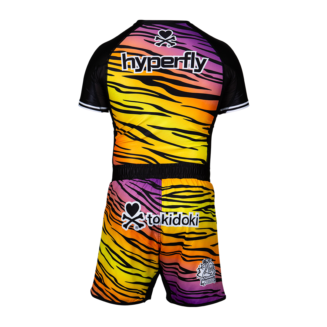 Hyperfly + tokidoki Short Sleeve Tiger Rash Guard