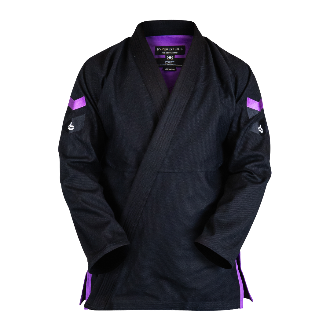 Hyperlyte 3.5 Black with Purple BJJ Gi