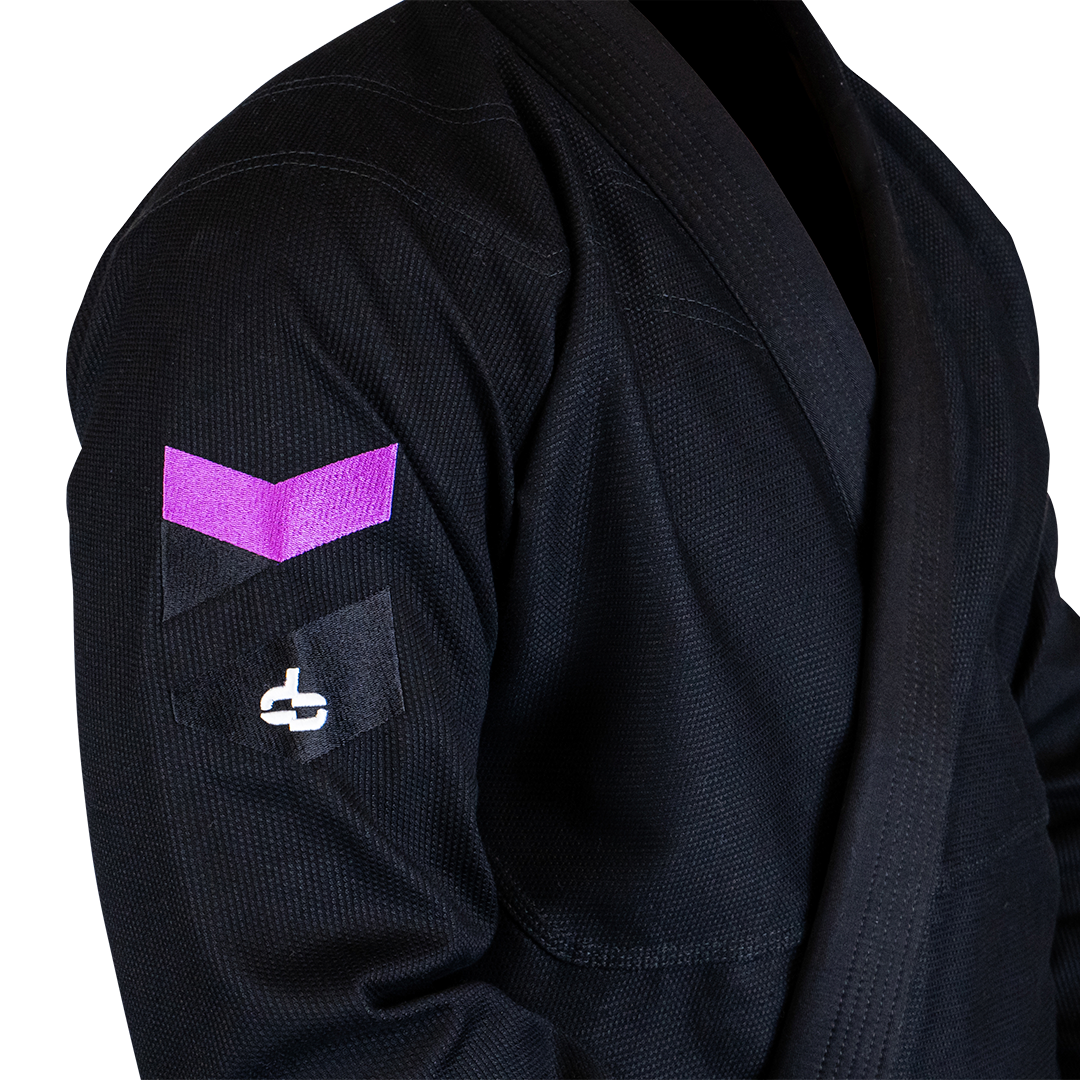 Hyperlyte 3.5 Black with Purple BJJ Gi