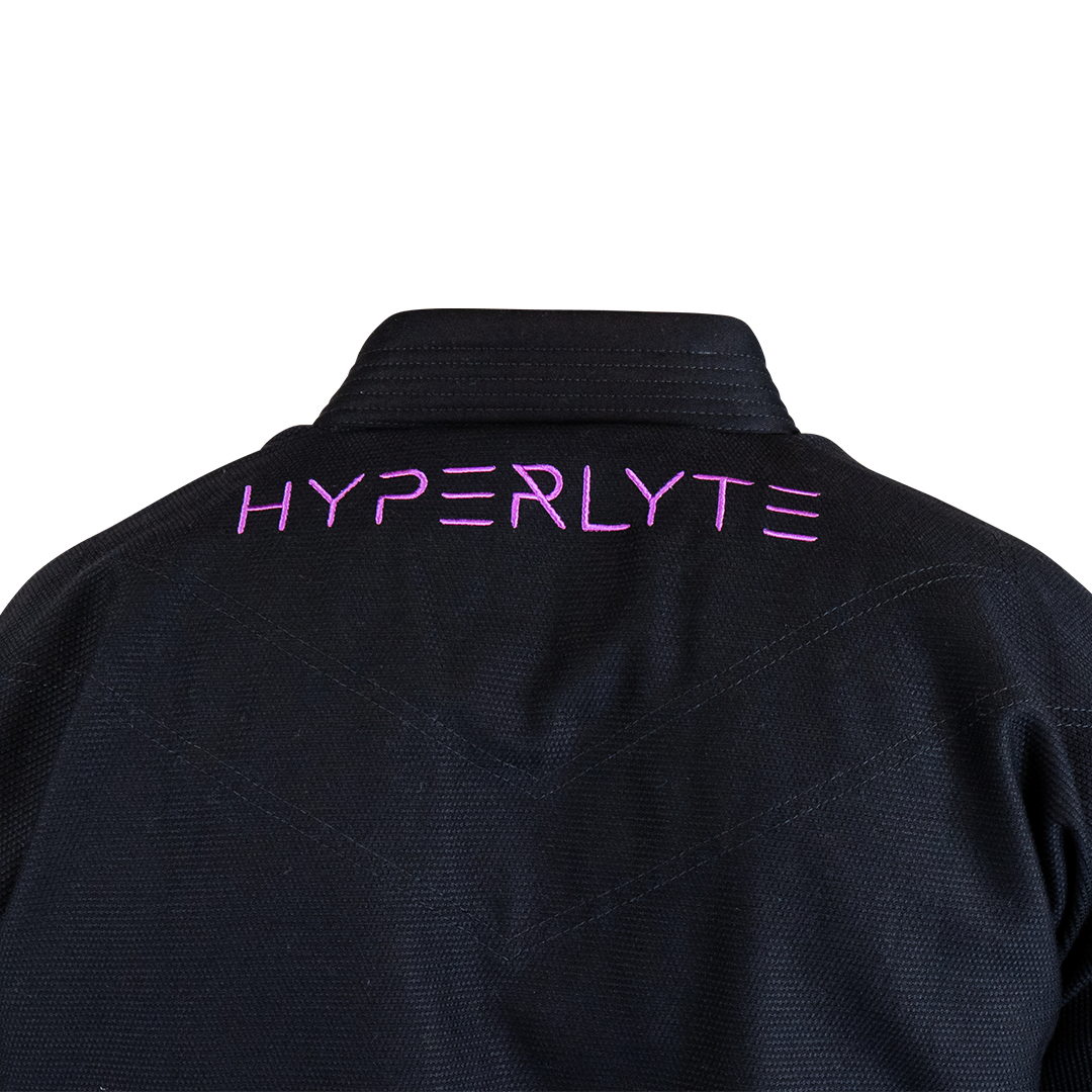 Hyperlyte 3.5 Black with Purple BJJ Gi