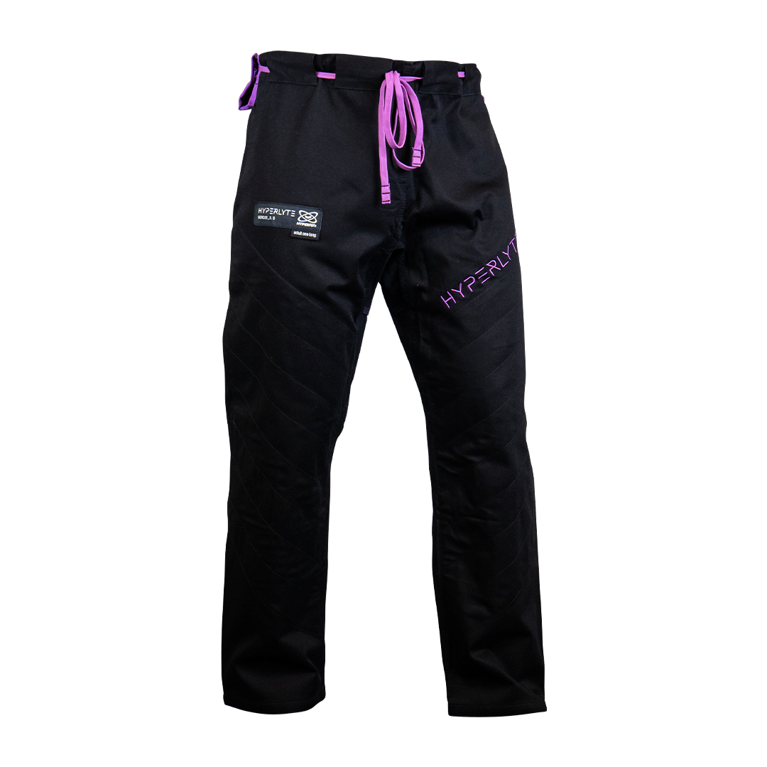 Hyperlyte 3.5 Black with Purple BJJ Gi