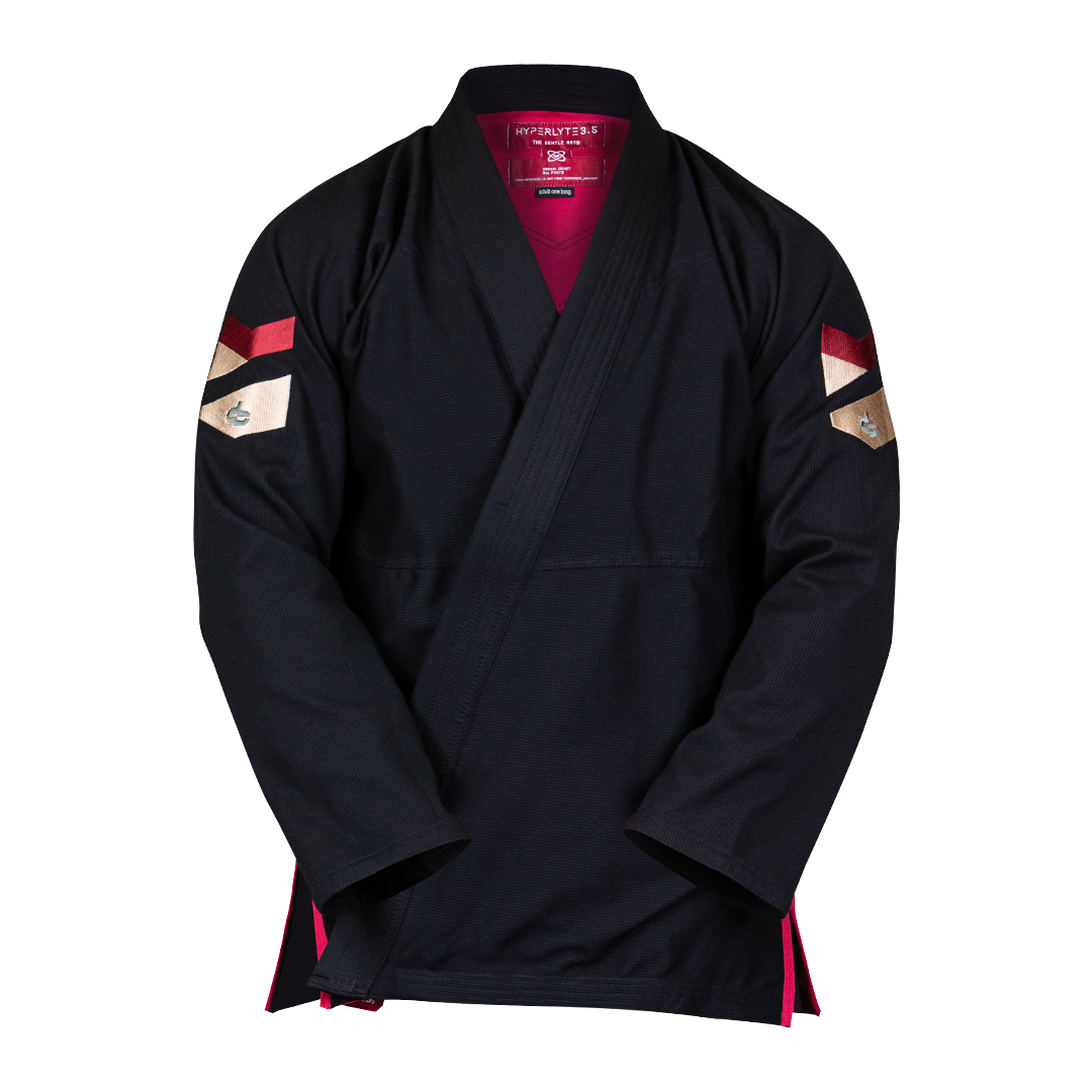 Junior Hyperlyte Merlot Black BJJ Kids / Teens Gi