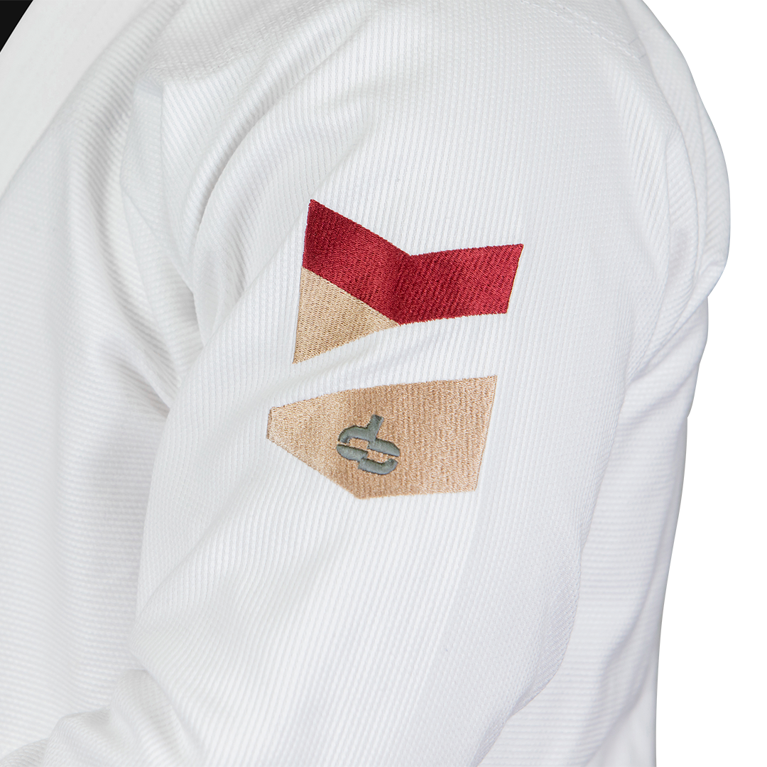 Hyperlyte 3.5 Merlot White BJJ Gi