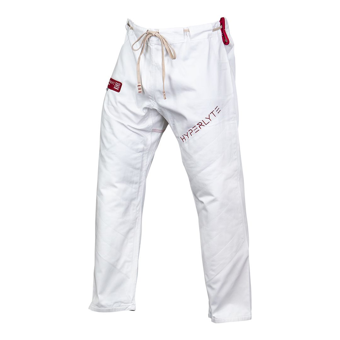 Hyperlyte 3.5 Merlot White BJJ Gi
