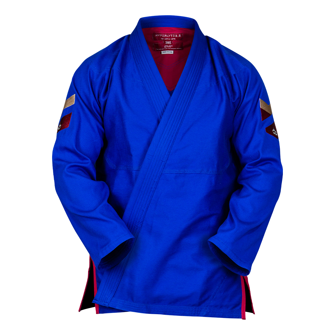 Junior Hyperlyte Merlot Blue BJJ Kids / Teens Gi