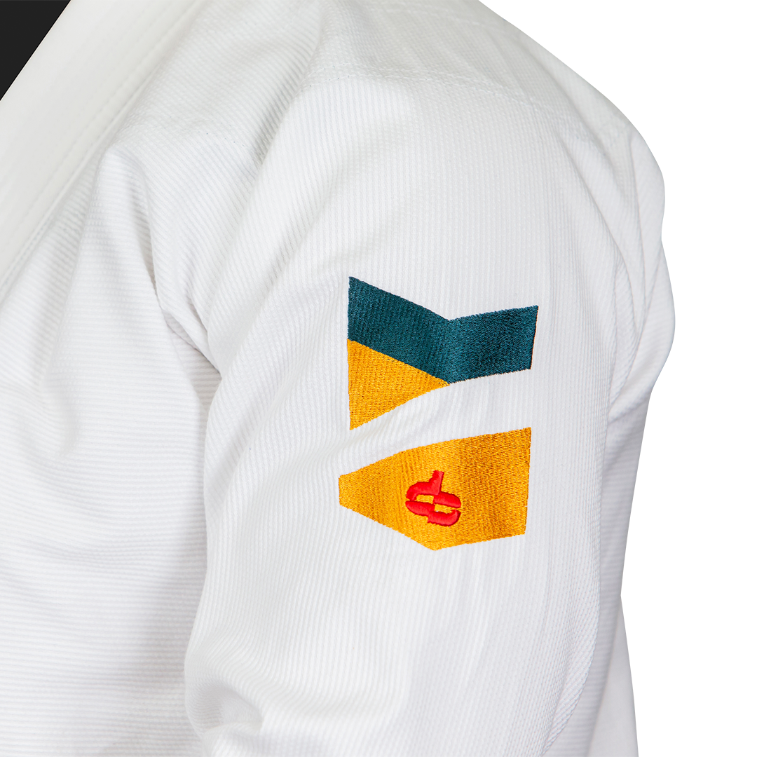 Junior Hyperlyte Sunset Teal White BJJ Kids / Teens Gi