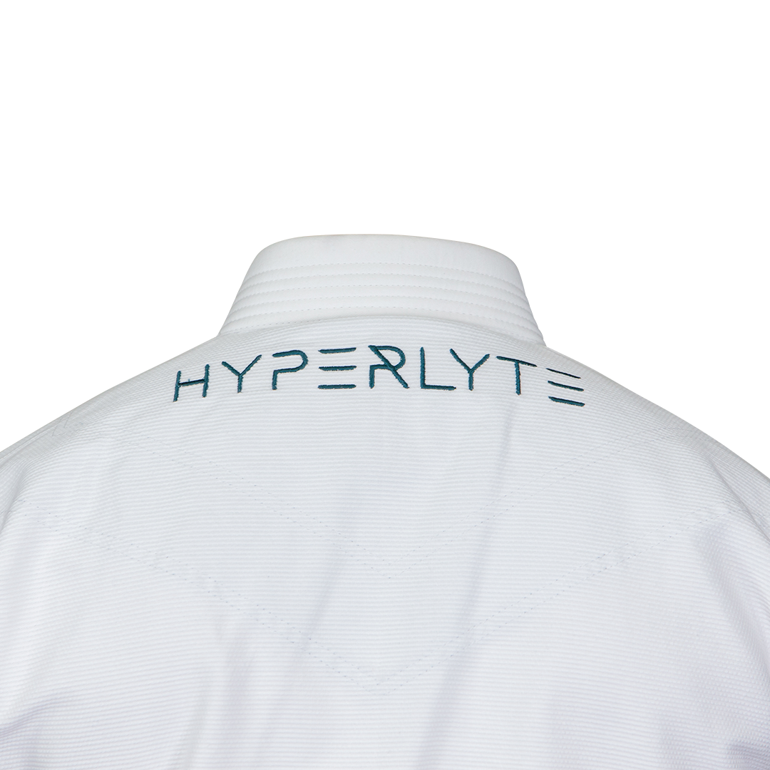 Junior Hyperlyte Sunset Teal White BJJ Kids / Teens Gi