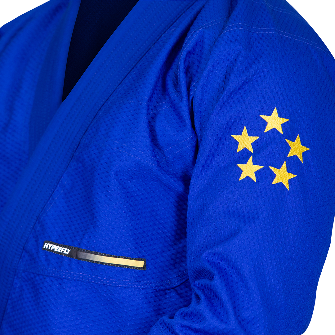 Starlyte ll Gold Royal Blue BJJ Gi