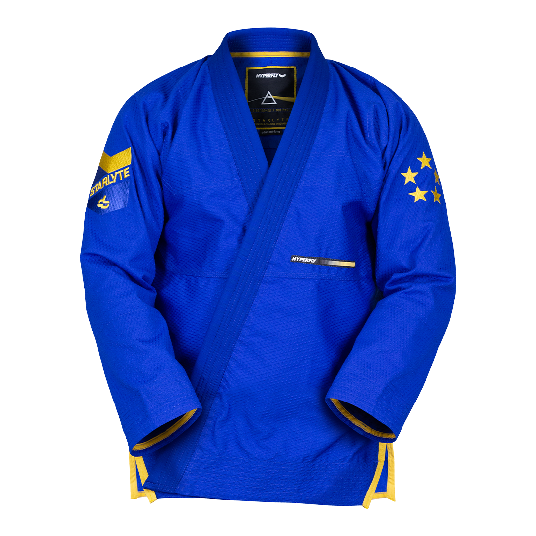 Starlyte ll Gold Royal Blue BJJ Gi