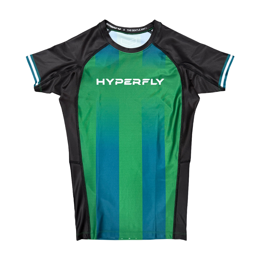 Junior Core Ranked Rash Guard Green