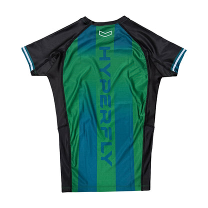 Junior Core Ranked Rash Guard Green