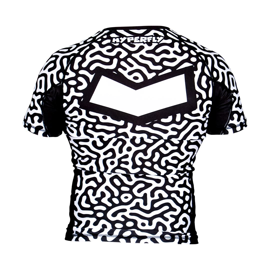 Cerebral Rashguard Black and White