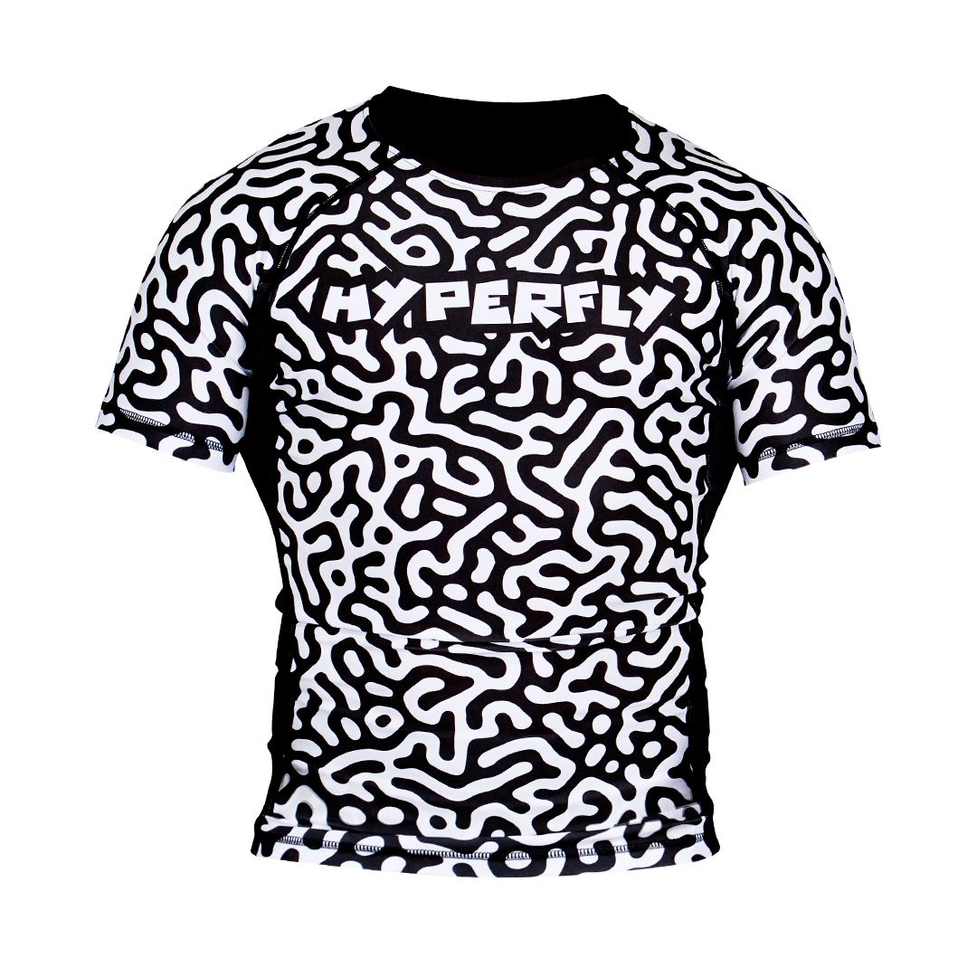 Cerebral Rashguard Black and White