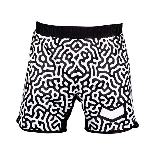 Cerebral Shorts Black and White