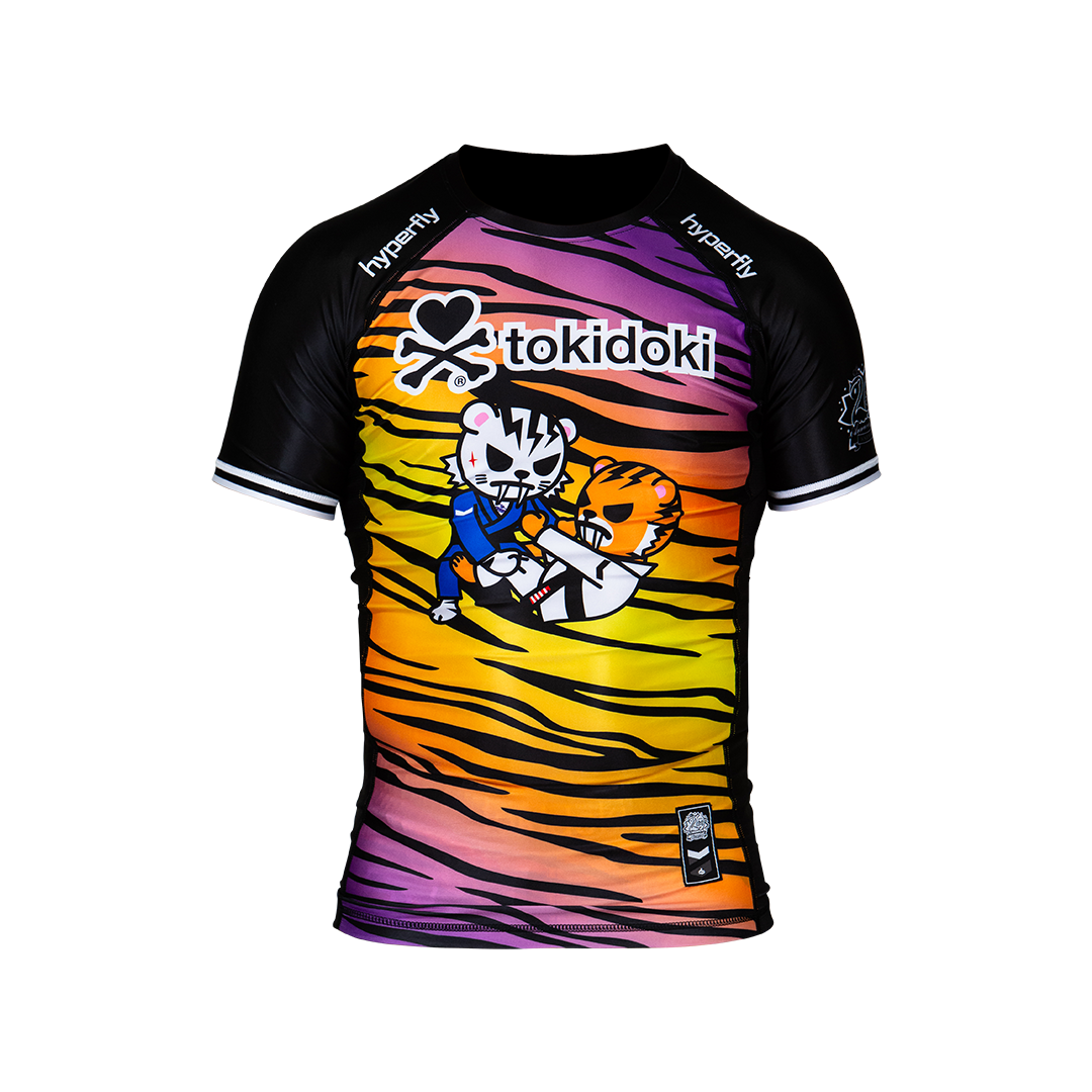 Hyperfly + tokidoki Short Sleeve Tiger Rash Guard