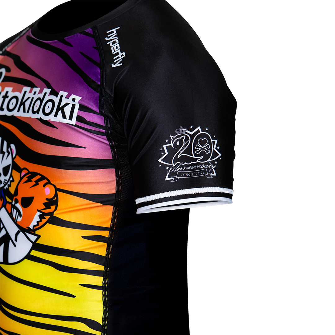 Hyperfly + tokidoki Short Sleeve Tiger Rash Guard