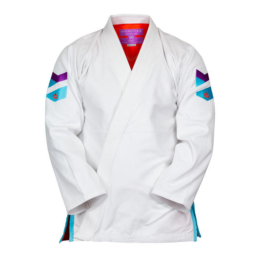 Hyperlyte 3.5  White Royal Reef BJJ Gi
