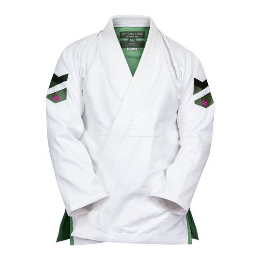 Hyperlyte 3.5 White Watermelon BJJ Gi