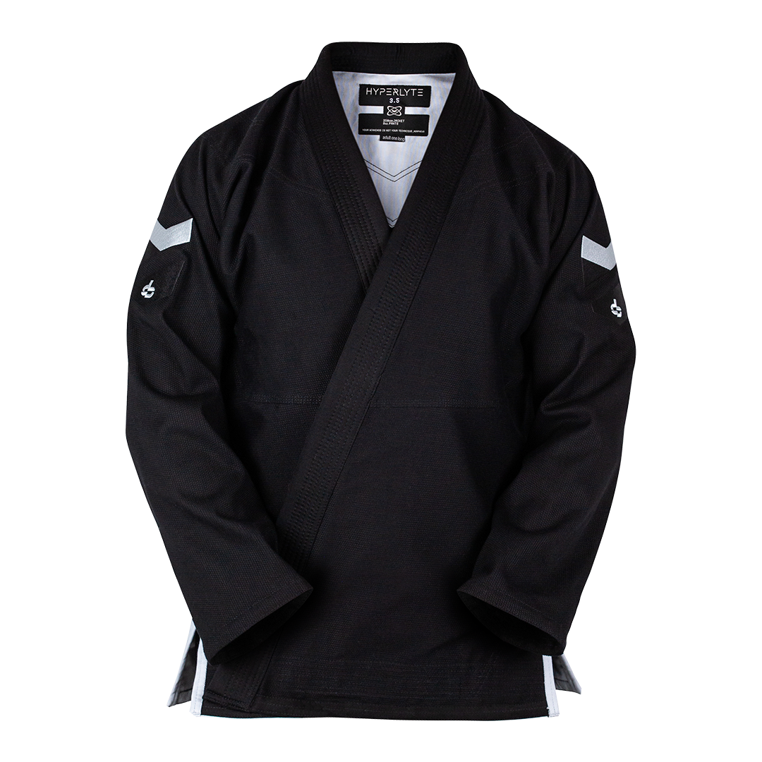 Junior Hyperlyte Black with White BJJ Kids / Teens Gi