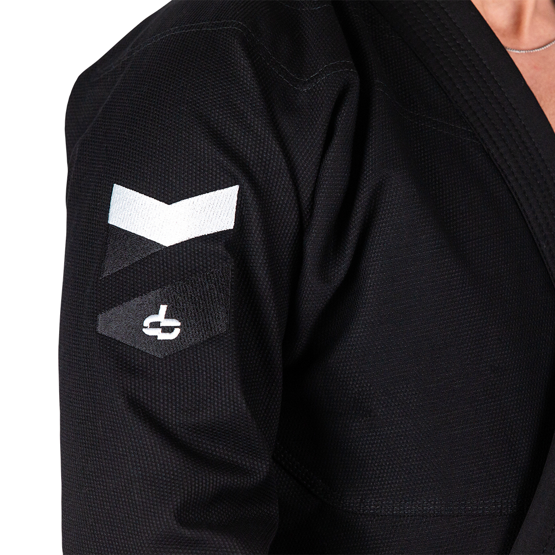 Junior Hyperlyte Black with White BJJ Kids / Teens Gi