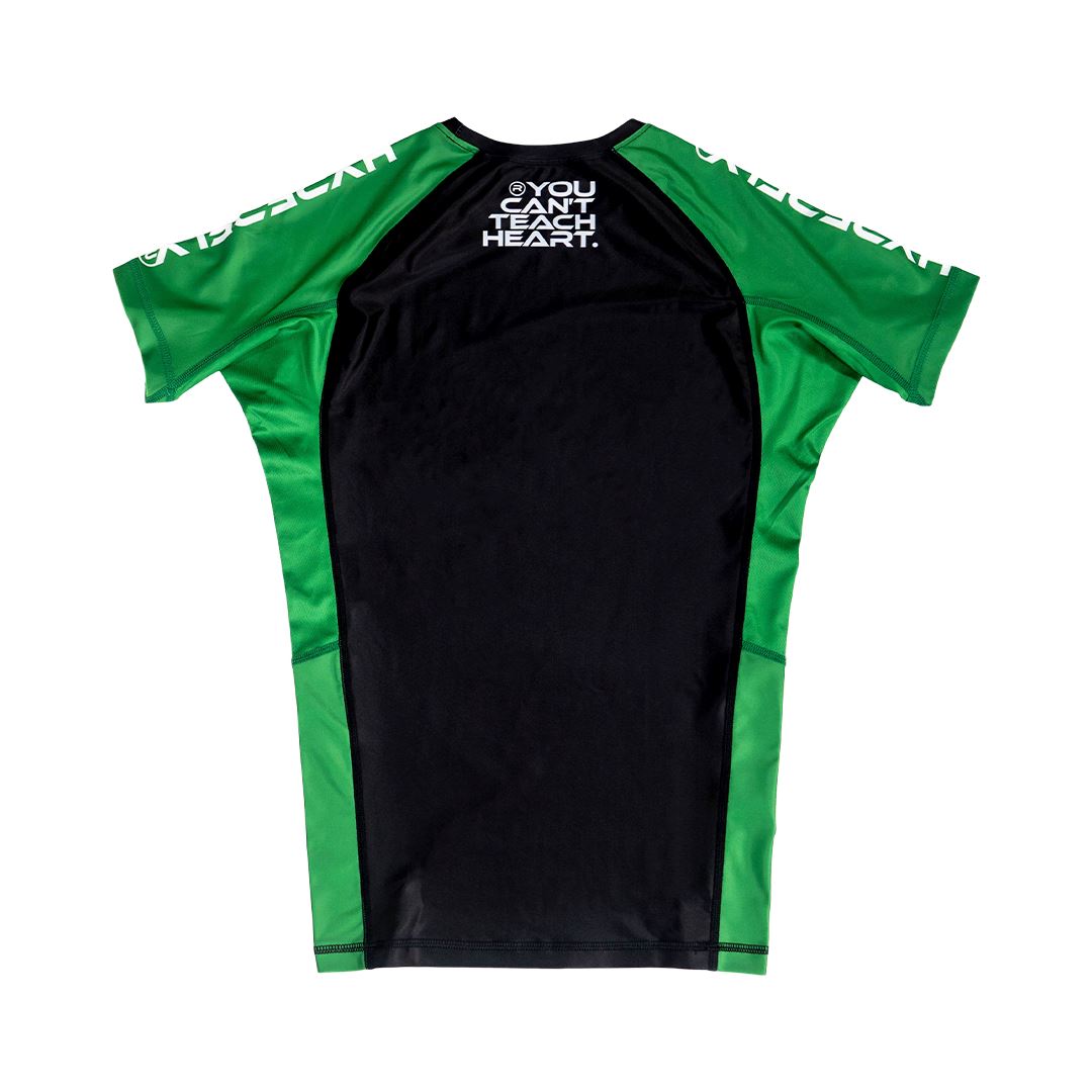 Junior Cyberfly Ranked Rashguard Green