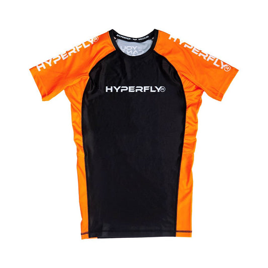 Junior Cyberfly Ranked Rashguard Orange