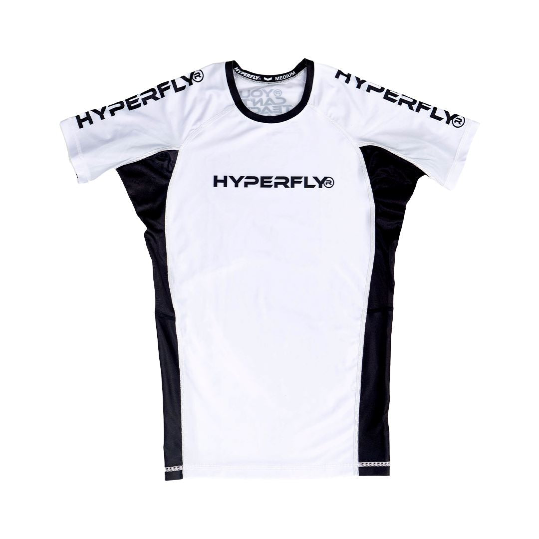 Junior Cyberfly Ranked Rashguard White – Hyperfly Philippines