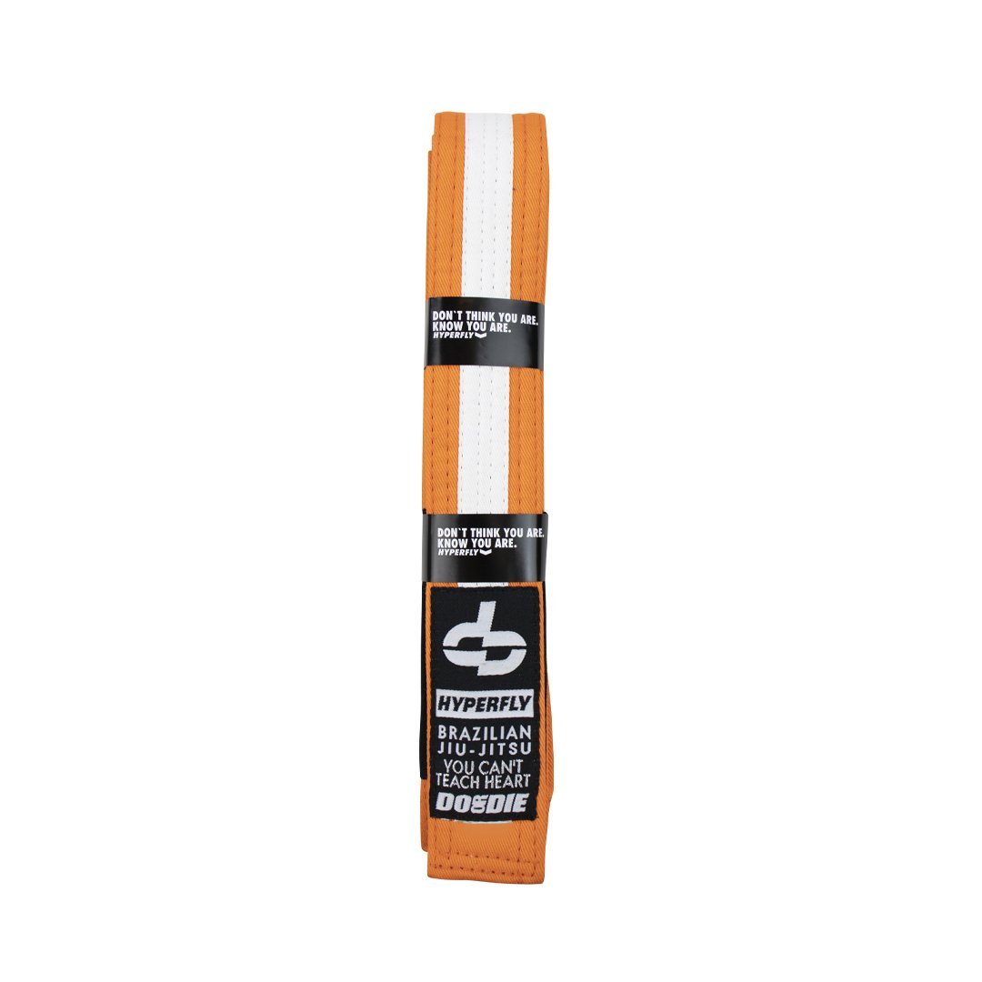 Junior Belt Orange/White