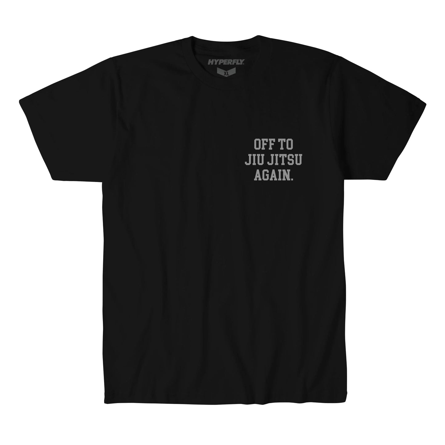 Off To Jiu Jitsu Black Tee