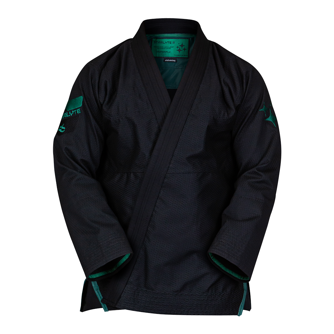 Junior Starlyte III Emerald Black BJJ Kids / Teens Gi