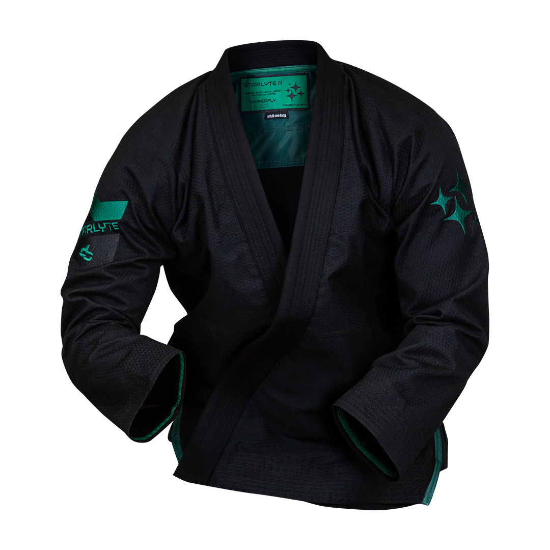 Junior Starlyte III Emerald Black BJJ Kids / Teens Gi