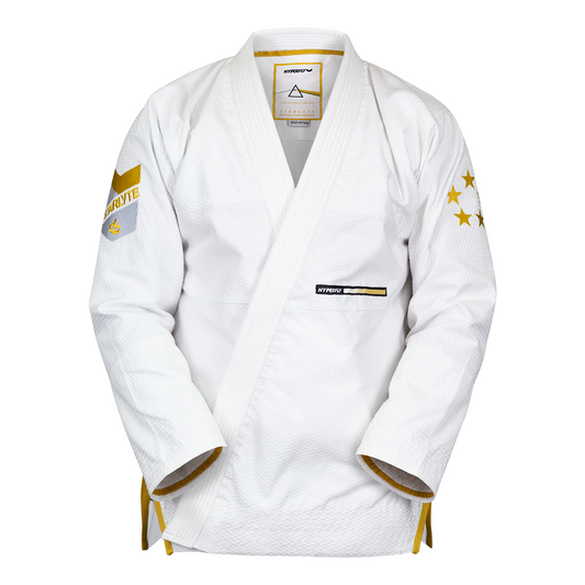 Starlyte ll Gold White BJJ Gi