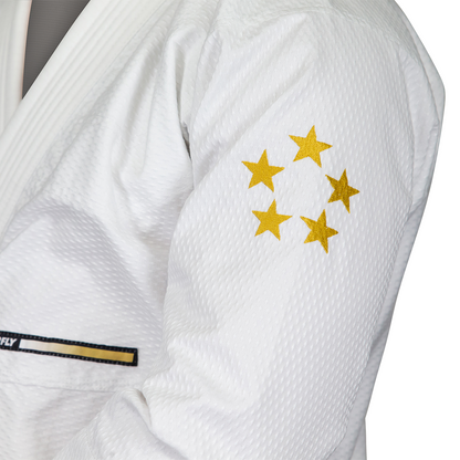 Junior Starlyte II Gold White BJJ Kids / Teens Gi