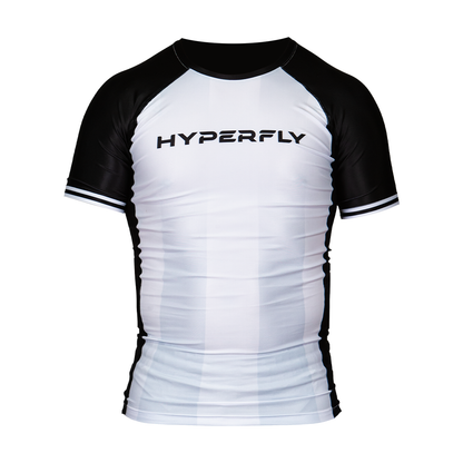 Core Ranked Rash Guard White