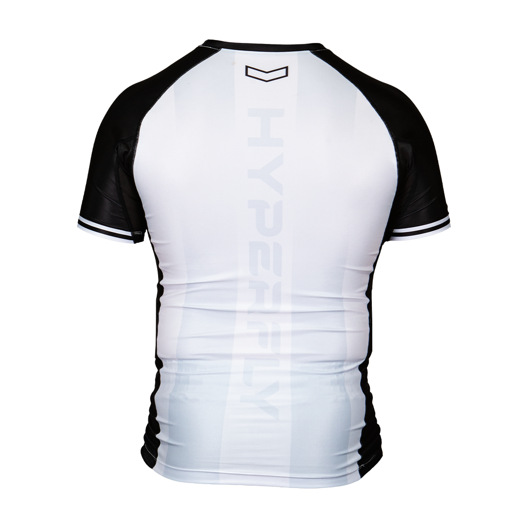 Core Ranked Rash Guard White