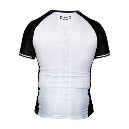 Core Ranked Rash Guard White